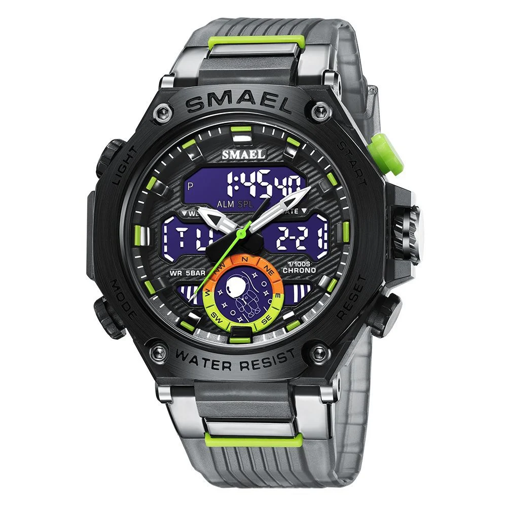 Deep Green 2022 New Alloy Watch Men's Casual Outdoor Electronic Multifunctional Gift Watches Astronaut