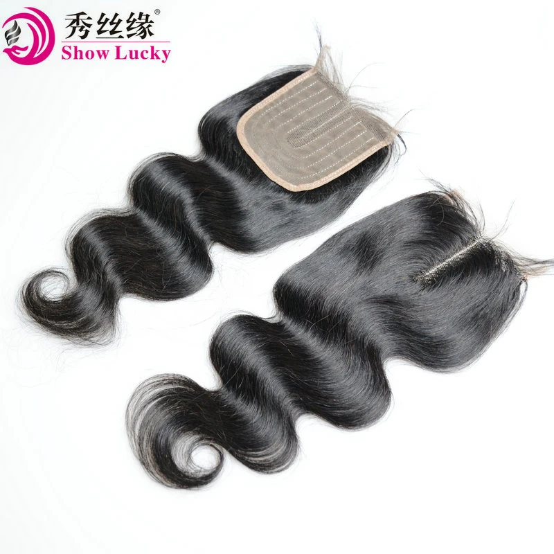 Affordable Cheap Price Chinese Remy Human Hair 4*4 T Part Lace Closure Virgin Hair Water Wave for Black Women Deals