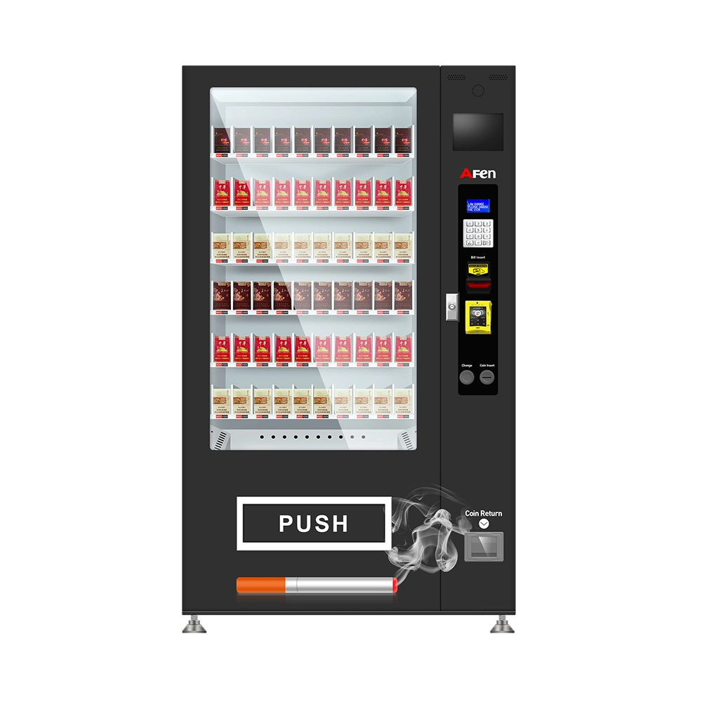 Afen Top Selling Products Biscuit Cola Drinks Cigarette Automatic Extensible Vending Machine