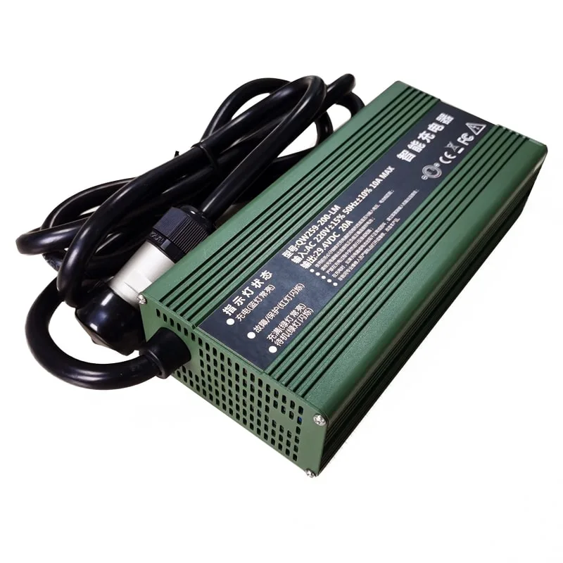 Military Quality DC 14.4V 14.6V 25A 600W Low Temperature Charger for 4s 12V 12.8V LiFePO4 Battery Pack with Pfc