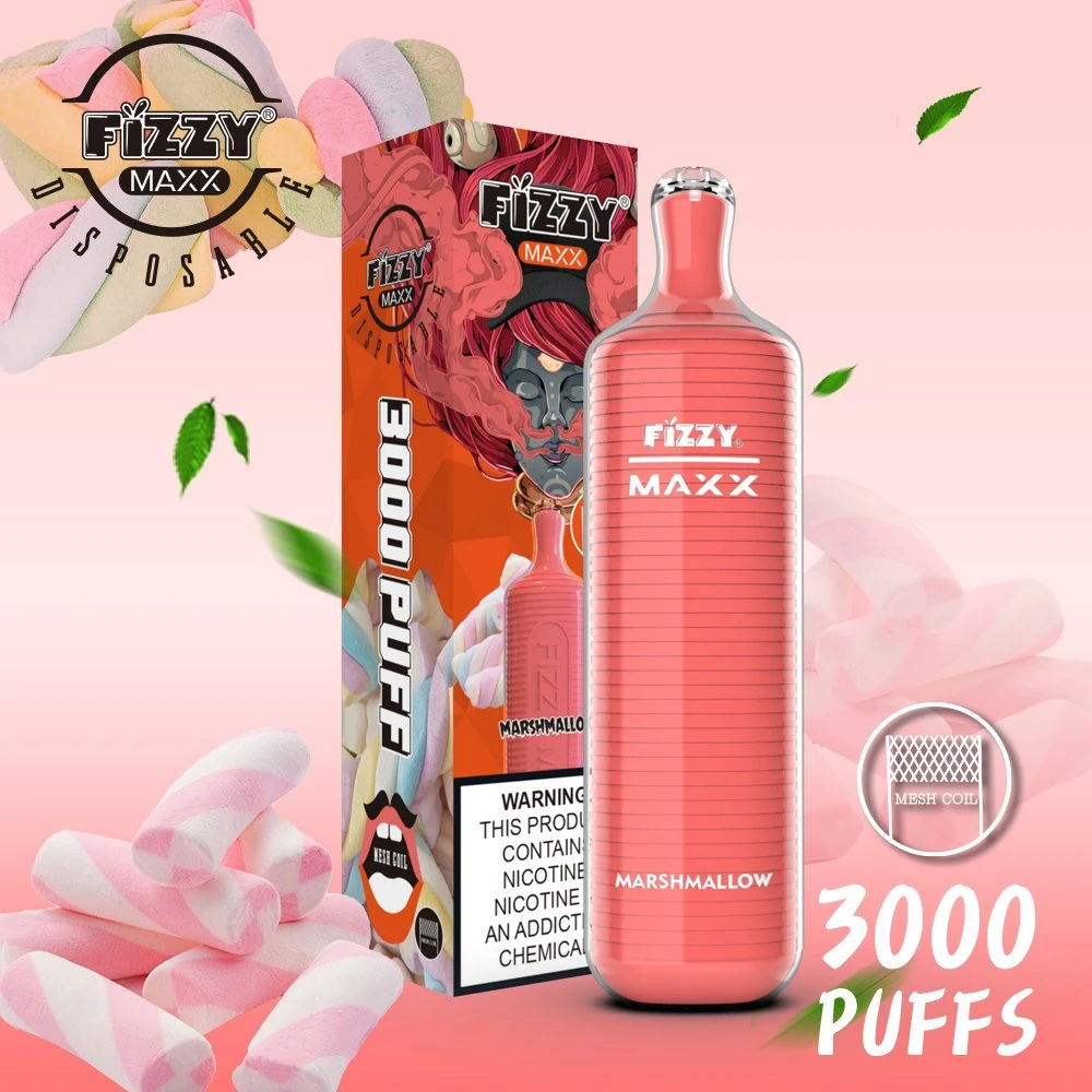 Espumoso Maxx 3000 Puff Personalizar Vape desechables bobina de malla de Cigarrillo Electrónico Desechable