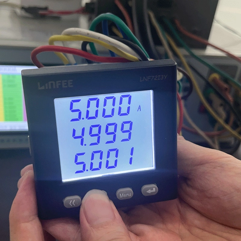 Lnf72I3y-C 45-65Hz Amperemeter, dreiphasiger Wechselstrom-RS-485 Amperemeter