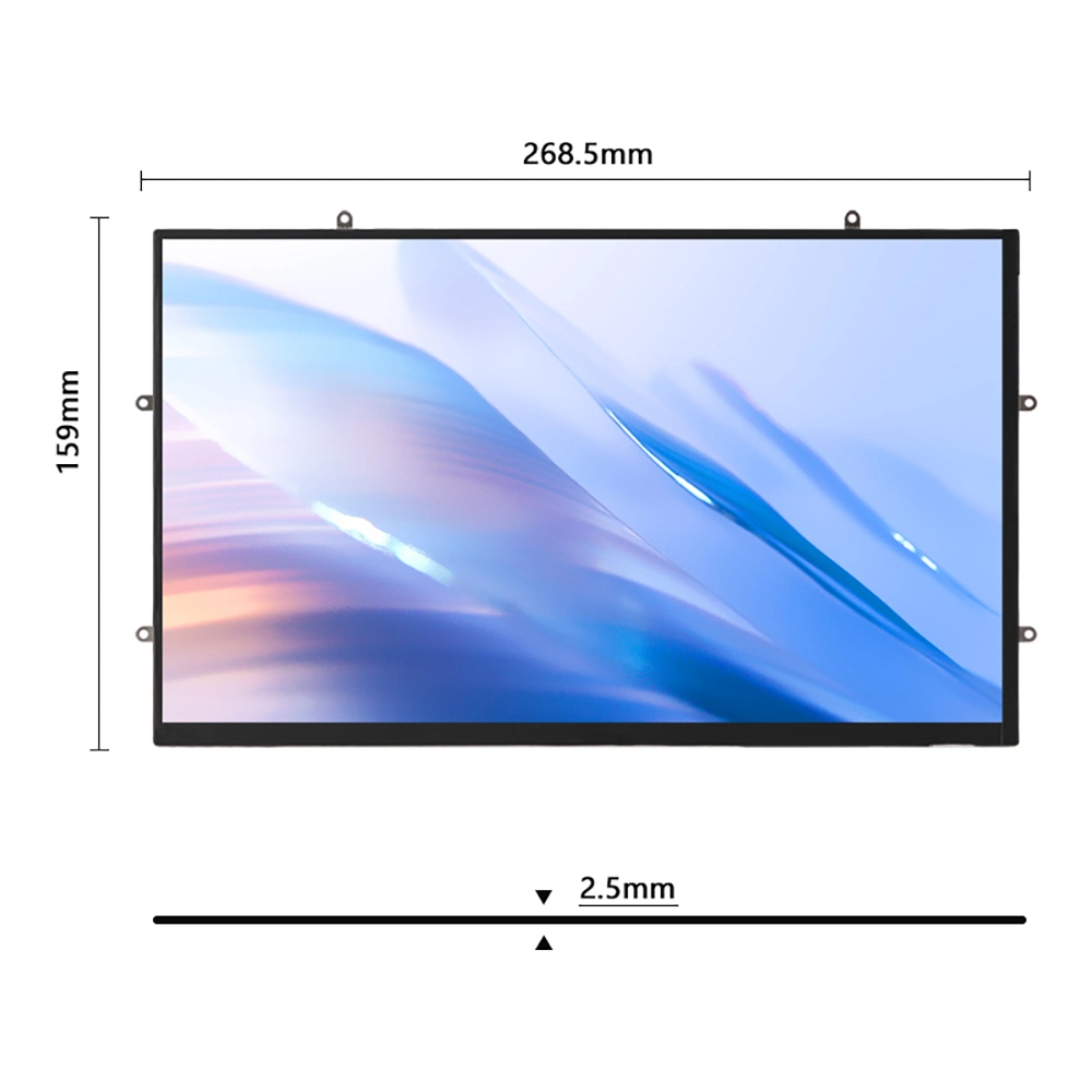 11.6 pulgadas en diagonal mide área activa de los módulos de LCD con resolución WXGA