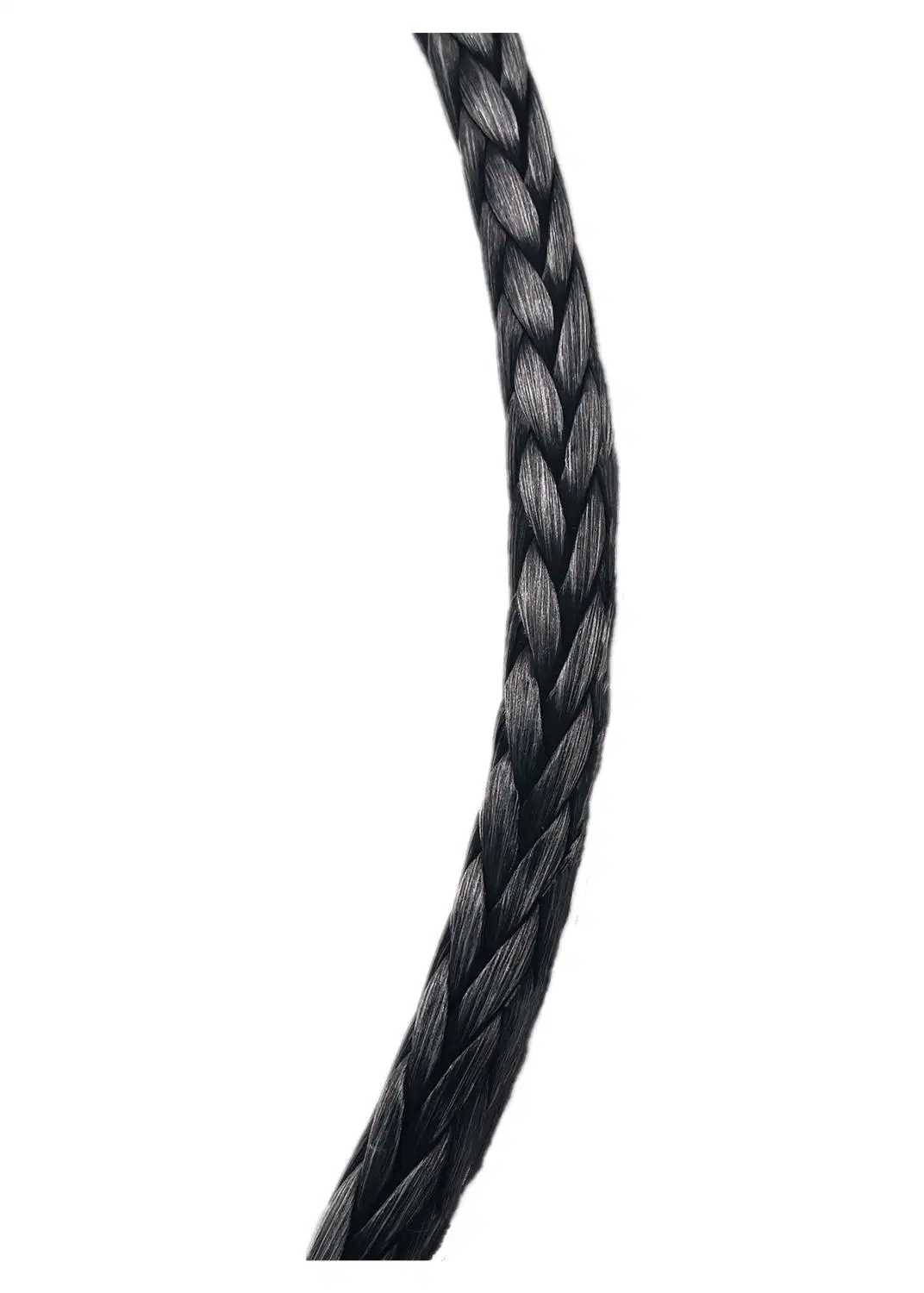 12 Strand Hollow Braid UHMWPE Fiber Tough Cordage for Home and Outdoor Use