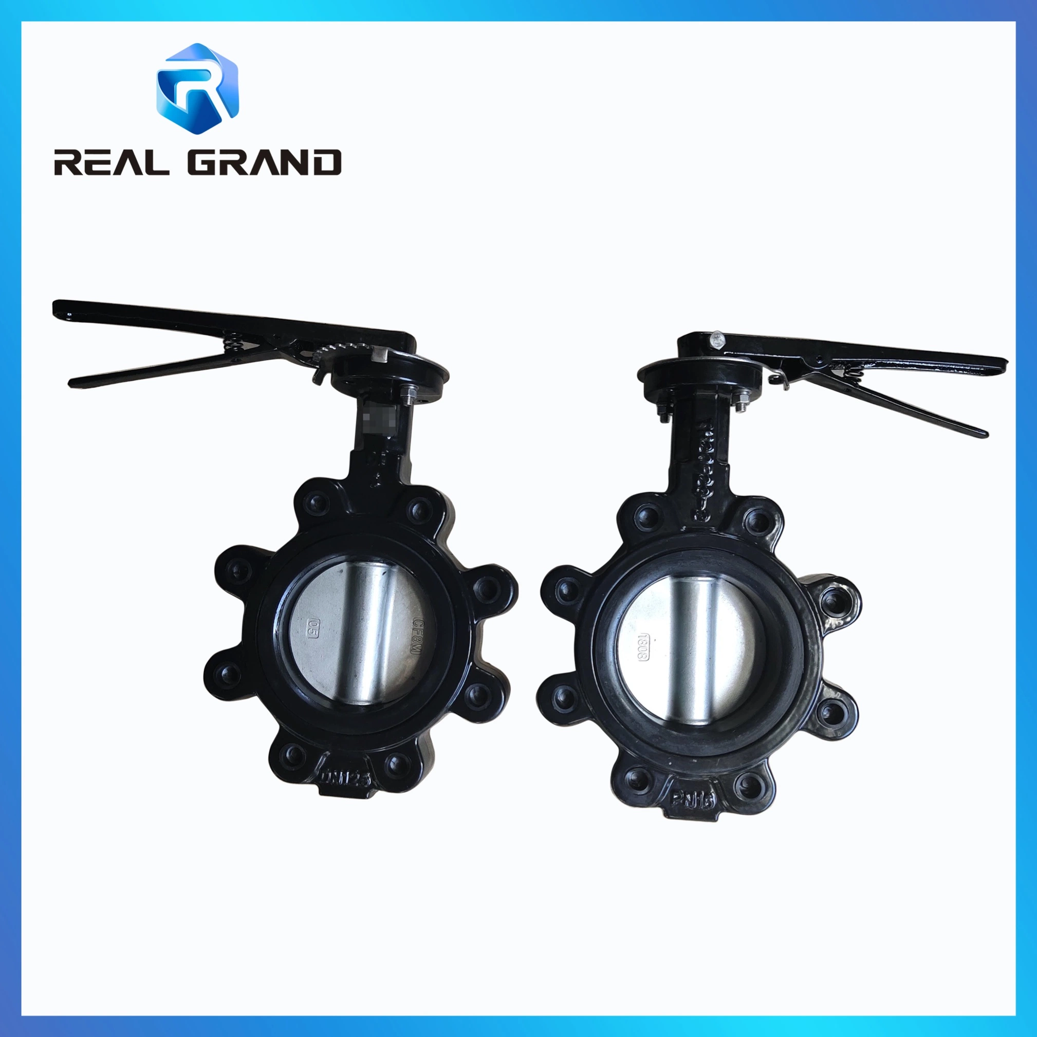 Hot Sale Lug and Wafer Type Butterfly Valve Lug Type Cast Iron Butterfly Valve Price List Double Acting Pneumatic Actuator