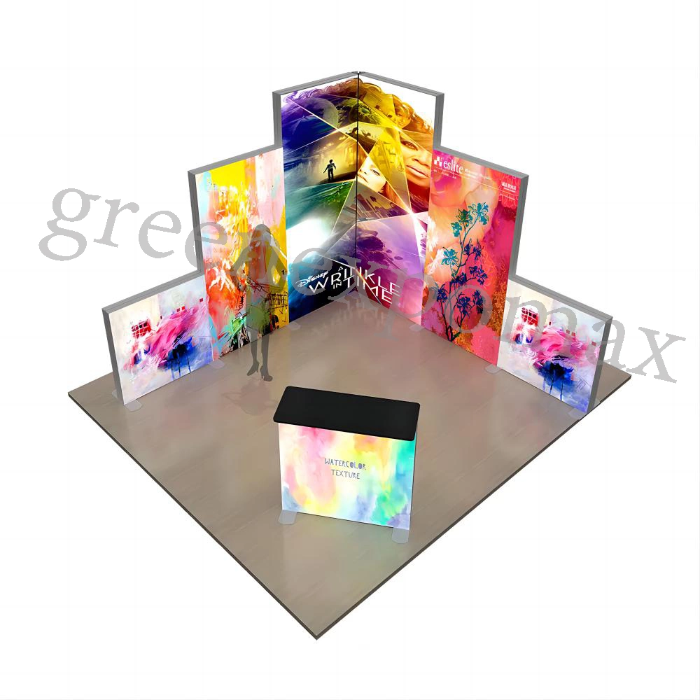 Modular Fabric Stand with Aluminum Frame Backdrop Light Box