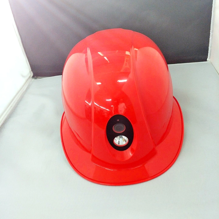 Casco de seguridad con WiFi cámara de video Noche de Luz para la construcción minería