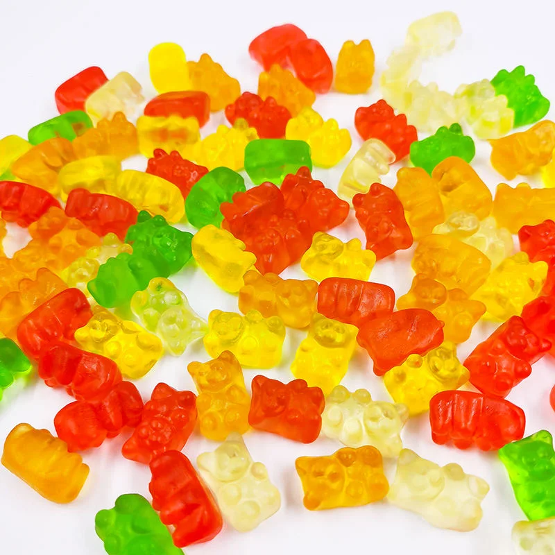 3D Bear Jelly Großhandel Konstruktion Halal Soft Candy Gummy Candy Süßigkeiten und Süßigkeiten