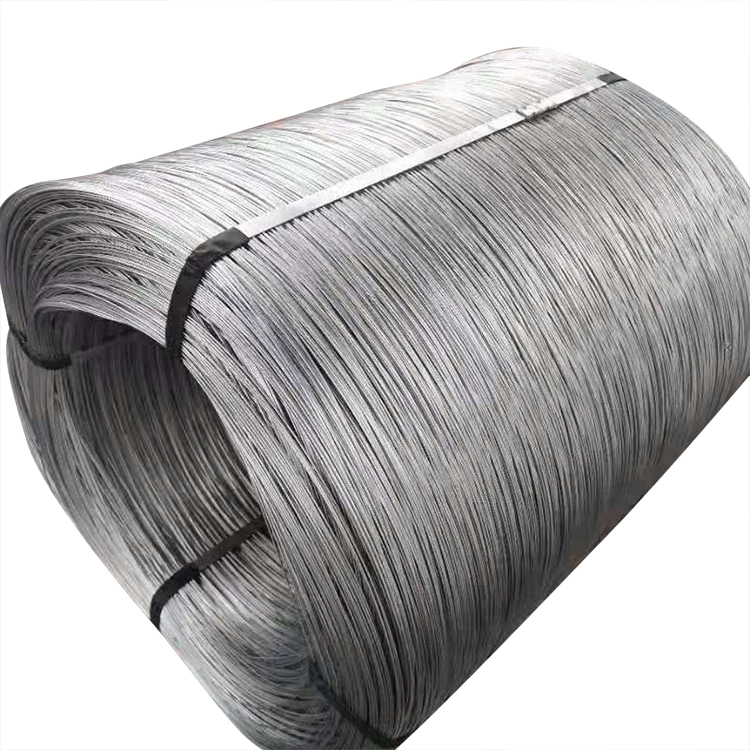 1.0mm 2.5mm Galvanized High Carbon Steel Wire Spring Steel Wire or for Fishing Net for Flexible Duct En10269 Galvanized Wire