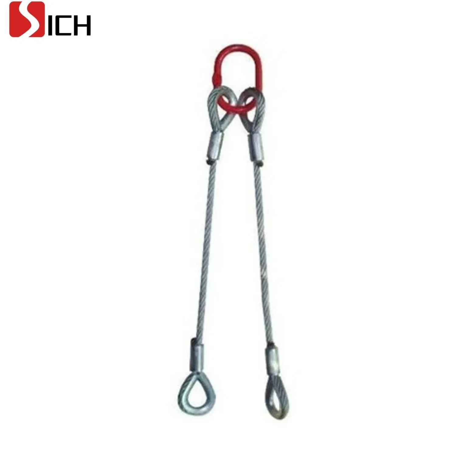 Galvanized 4 Leg Steel Core Steel Wire Rope Lifting Sling