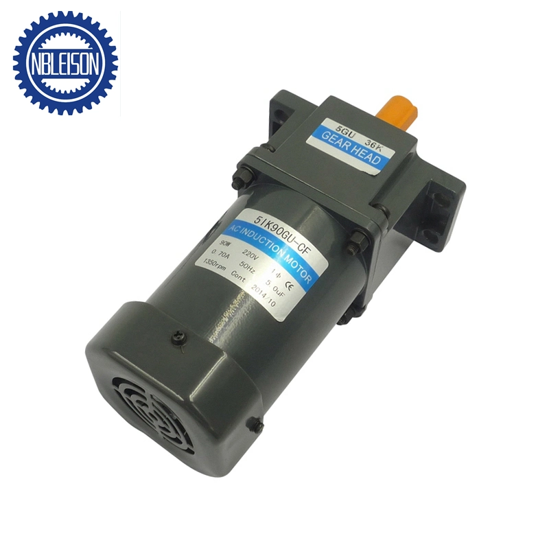 90 mm Gearbox AC Reduction Brake Motor High Torque Gear Motor