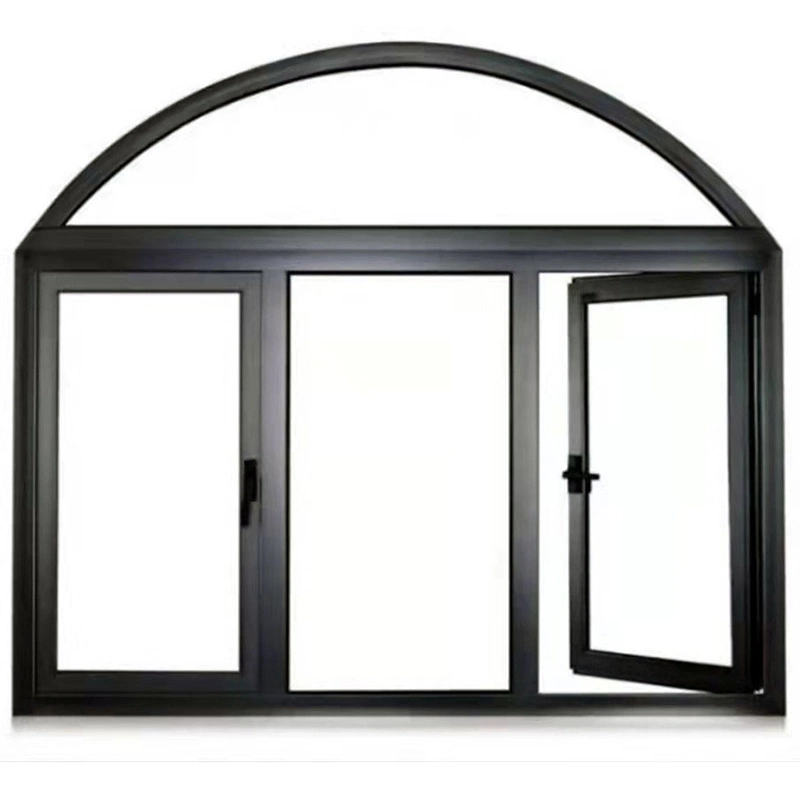 Shaneok Heißer Verkauf Patio Faltende Fenster Aluminium Metall Fenster Gebäude Material