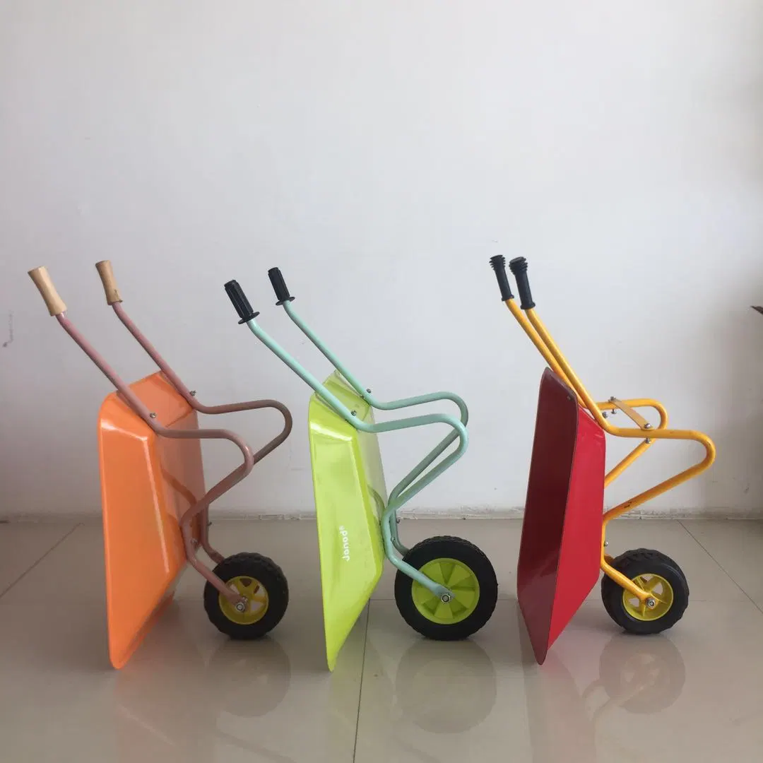 Mini Small Steel Metal Plastic Garden Yard Child Kids Toy Wheelbarrow