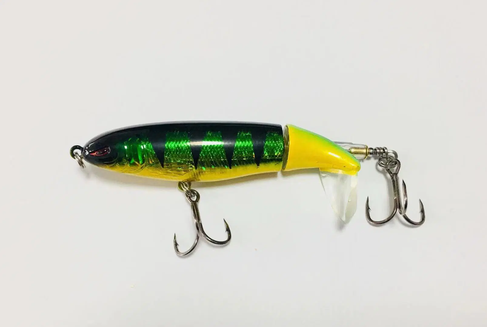 Hard Lure Fishing Lure Whopper Plopper with Floating Rotating Tail Top Water Bait Fresh Water Saltwater Plastic Lure Fishing Tackle Fishing Lures