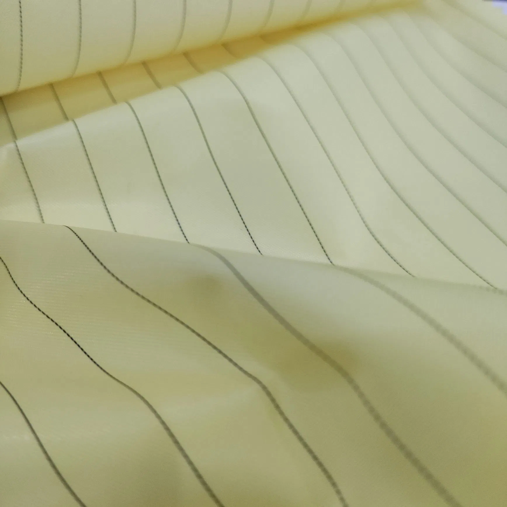 Woven Plain Fabric Polyester ESD Anti-Static Gabardine Fabric 1.2 Strip for Work Wear