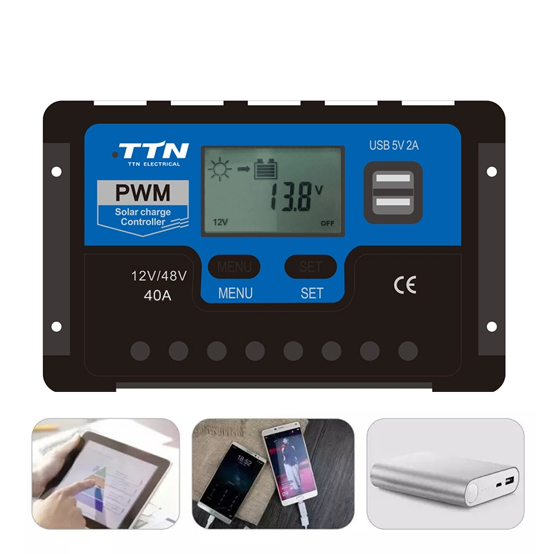 La fábrica 20A 12V/24V PWM de protección de Panel Solar cargador solar el controlador de carga