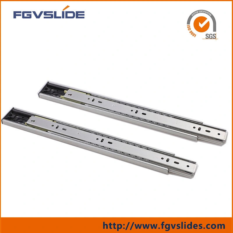 1.0*1.0*1.2mm; 1.2*1.2*1.5 Ball Type Fifan 1pair in 1 Polybag, 15pairs/Carton Stainless Steel European Drawer Slide