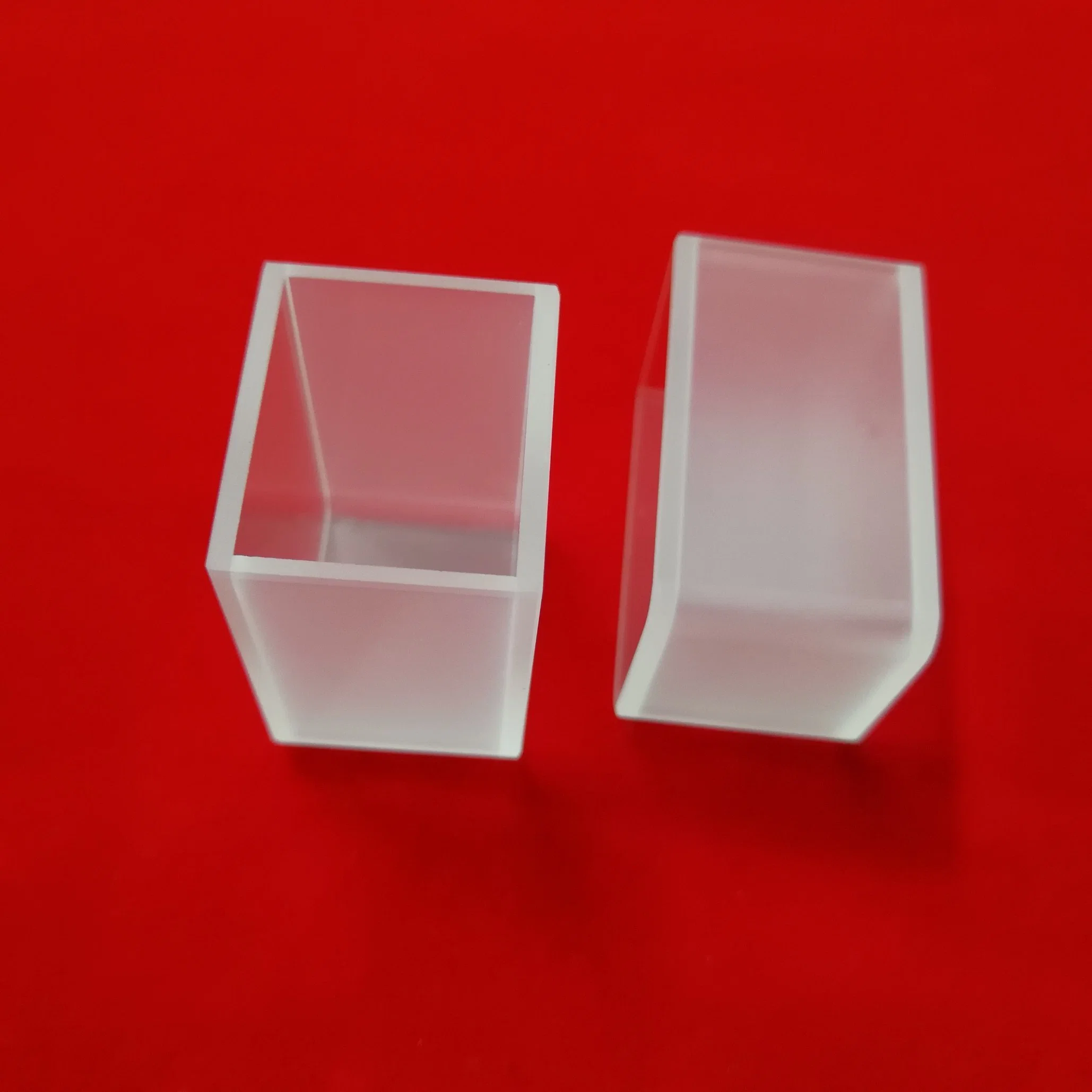 Used on Medical Instrument Hot Sale High quality/High cost performance Two Sides Clear Quartz Glass Cuvette 40*28*26mm