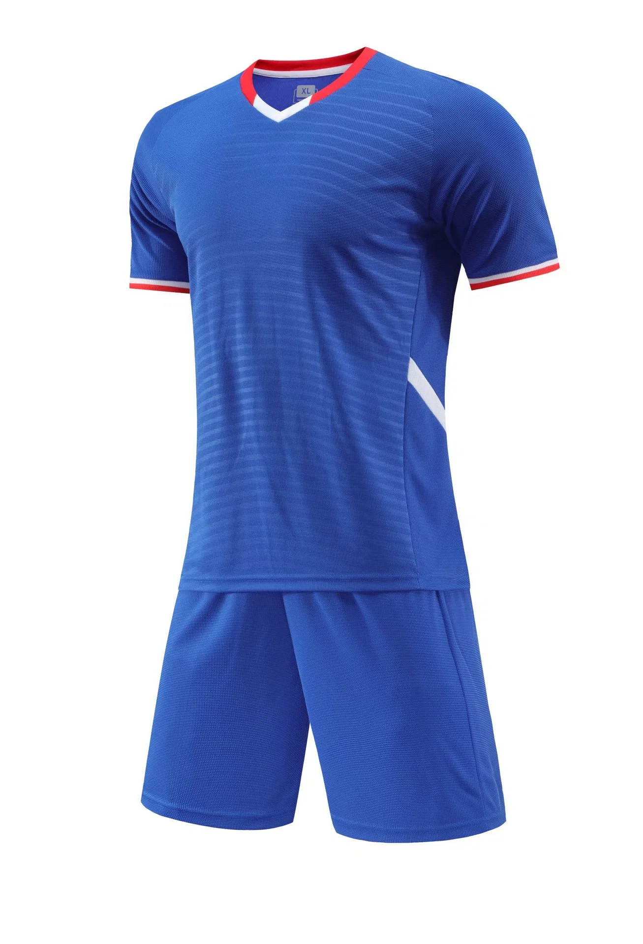 New Football Clothes Set Adult Children Soccer Shirt Sports Training Uniform Sweat-Absorbing Breathable Summer Football Jersey Printing Character Number DIY