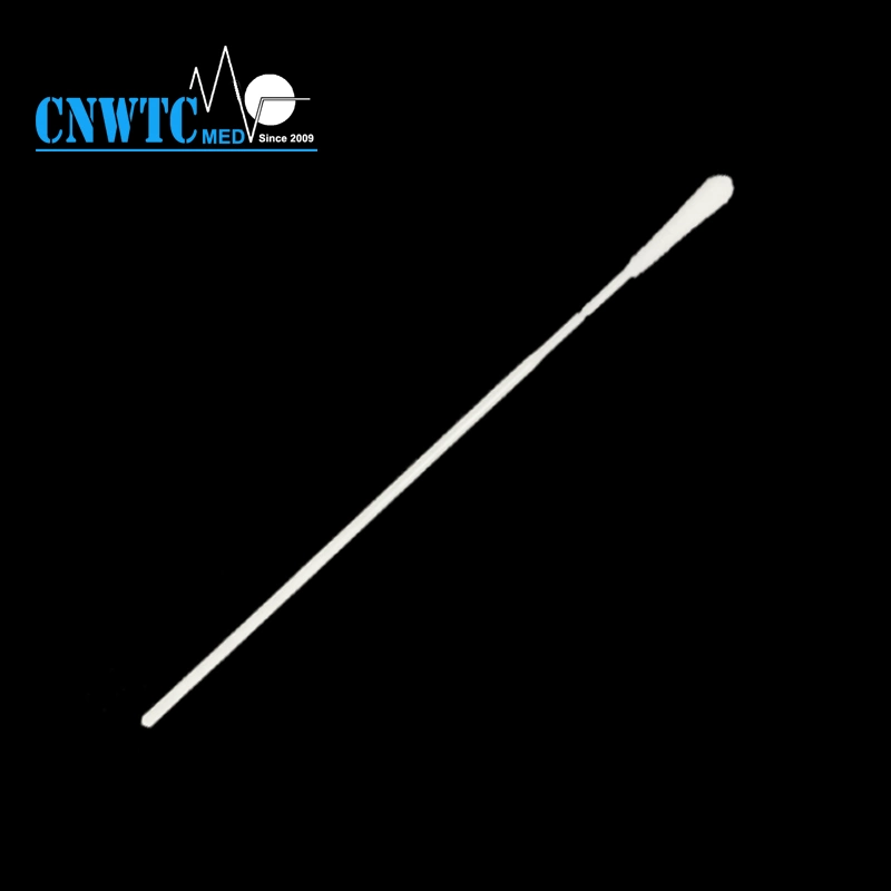 Plastic Stick Nylon Flocked Saliva DNA Sample Collection Sterile Throat Swab Sampling Swab Virus Sample Collection Kit