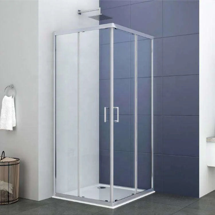 Hydrorelax Shower Room Freestanding Frameless Sliding Glass Shower Door