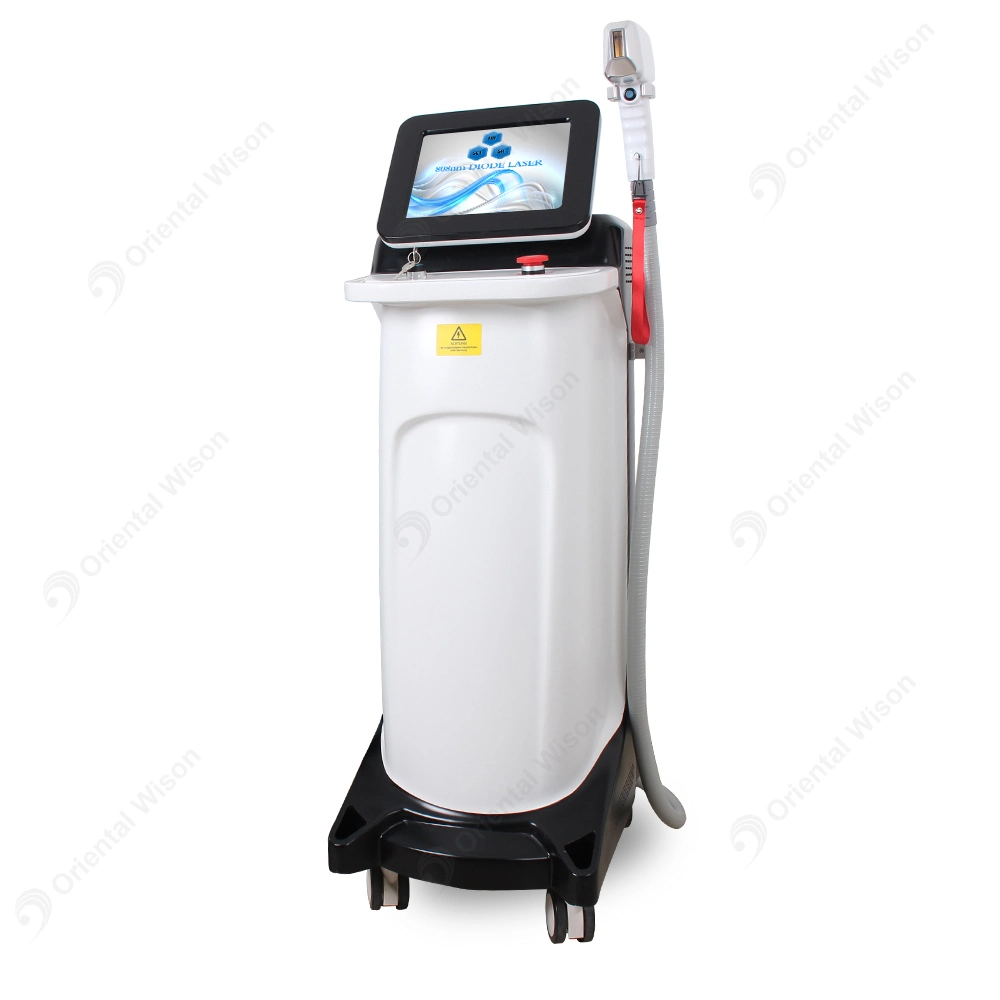 Best Quality 10 Inch Real Color Touch Screen 808nm Diode Laser Hair Removal Machine Salon Equipment