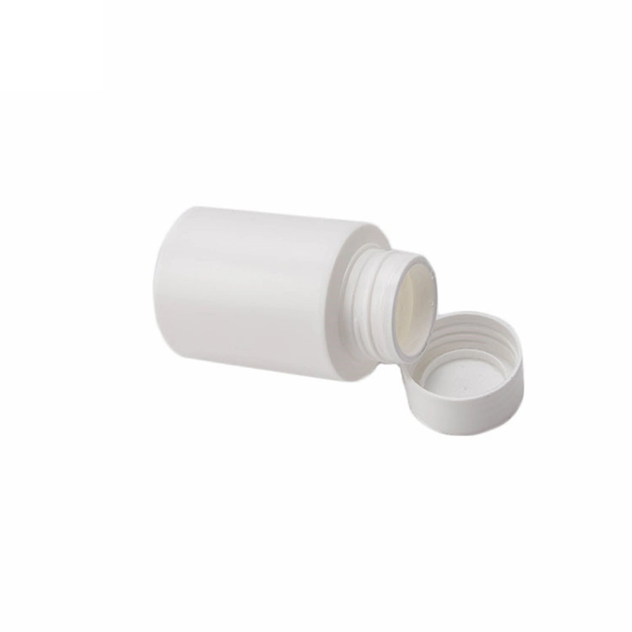 HDPE White Disposable Round Empty Plastic Pill Bottle for Medicine