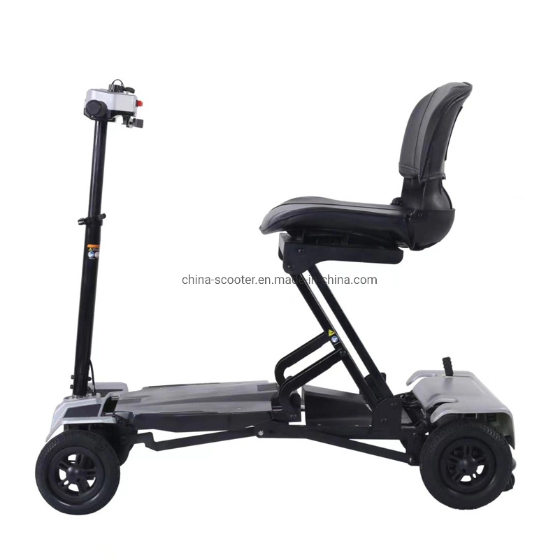 Portátil Manual Folding Electric 4 Wheel Mobility - scooter portátil com duas correias Scooter para mais antiga (MS-007C)