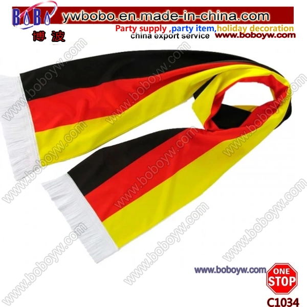 Club Scarf School Tie Sport Fan Acrylic Knitted Jacquard Soccer Scarf Football Scarf Fans Scarf (C1034)