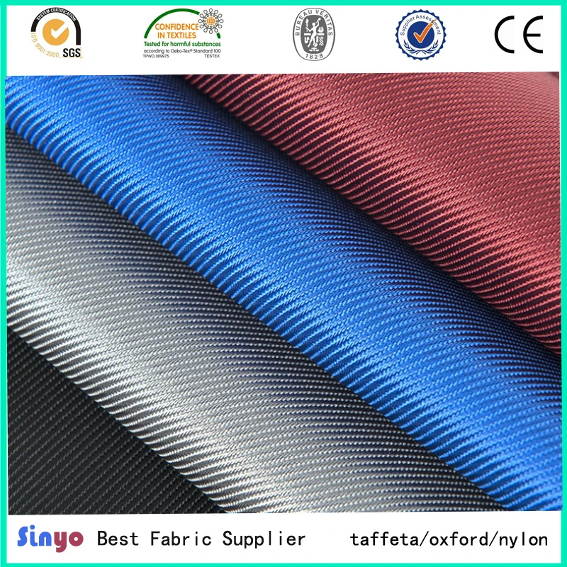 Textile 1680d Double Yard PU/PVC Coated Twill Fabric for Bags&Luggage