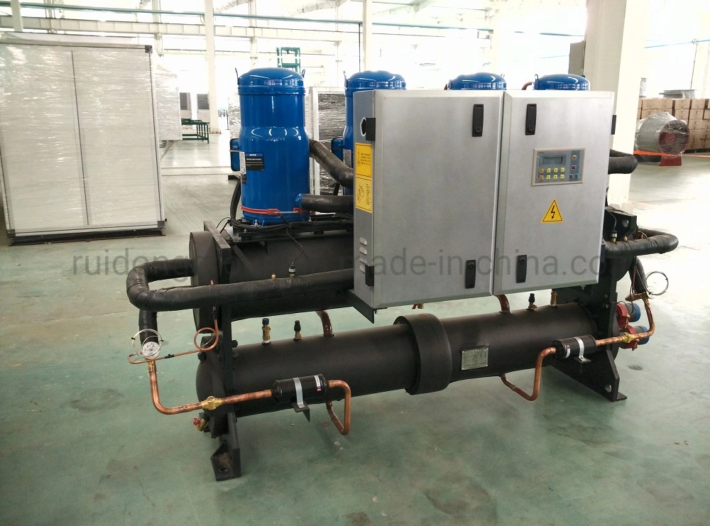 Industrial Chiller 8kw-300kw Cooling System Cooler Central Air Conditioner Water Cooled Scroll Water Chiller Factory