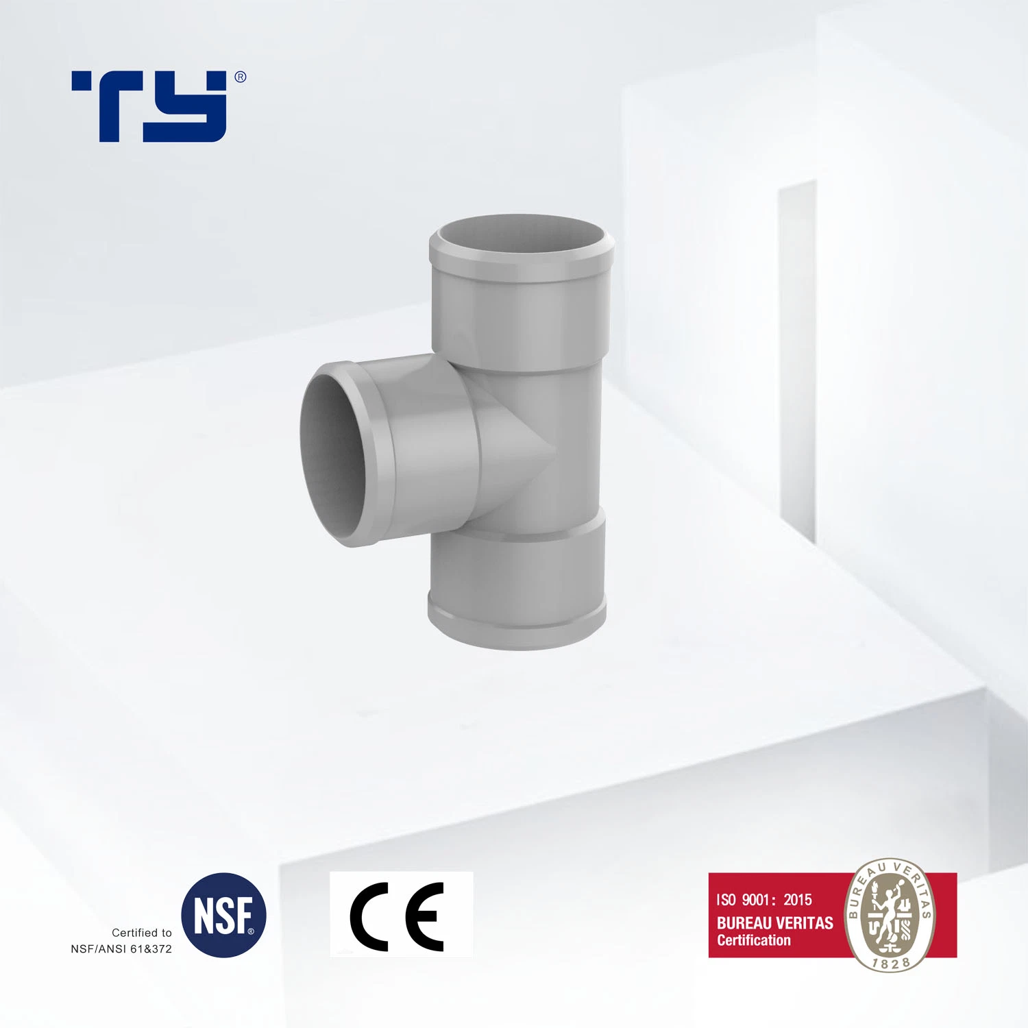 Union Germany Chinese Standard PVC Fitting Plastic Pipe Water Brands Plumbing Price List Manufacturer