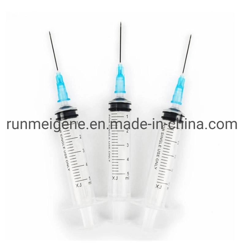 Disposable Syringe with Disposable Needle 50ml Luer Slip, CE Approved Medical 1ml 3ml 5ml 10ml 20ml 60ml Plastic Luer Lock Slip Disposable Syringes Supplier