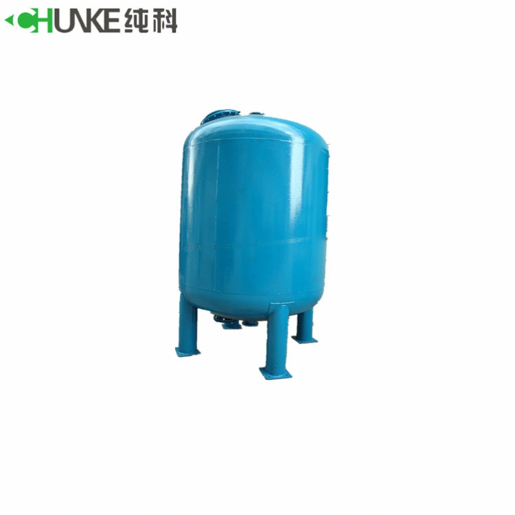 Chunke Multimedia Sand Filter Tank Carbon Steel Blue Tank Big Filter Tank