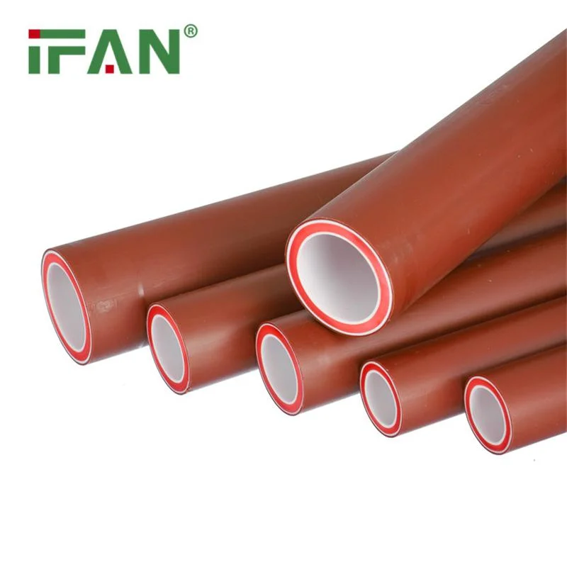 IFAN materiales de construcción materiales de fontanería tubo plástico Rojo Marrón PPH Tubo