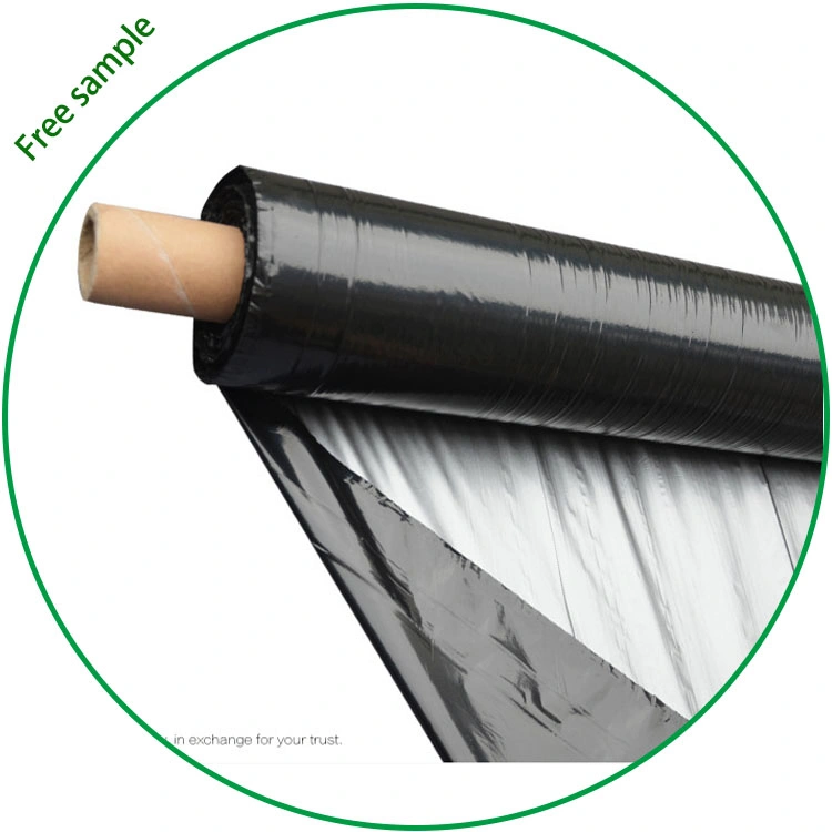 1m de largeur PE avec UV paillis noire du rouleau de film pour l'Agriculture Jardin LDPE de 30 microns de paillage de feuilles de film plastique