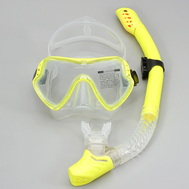 Customized Snorkeling Two-Piece Mask Set for Adult Diving Tube Anti-Fog Goggles