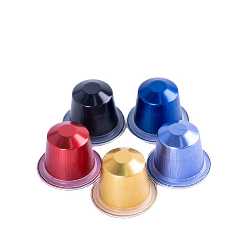 37mm Nespresso Hot Selling Aluminum Disposable Coffee Capsule with Lids