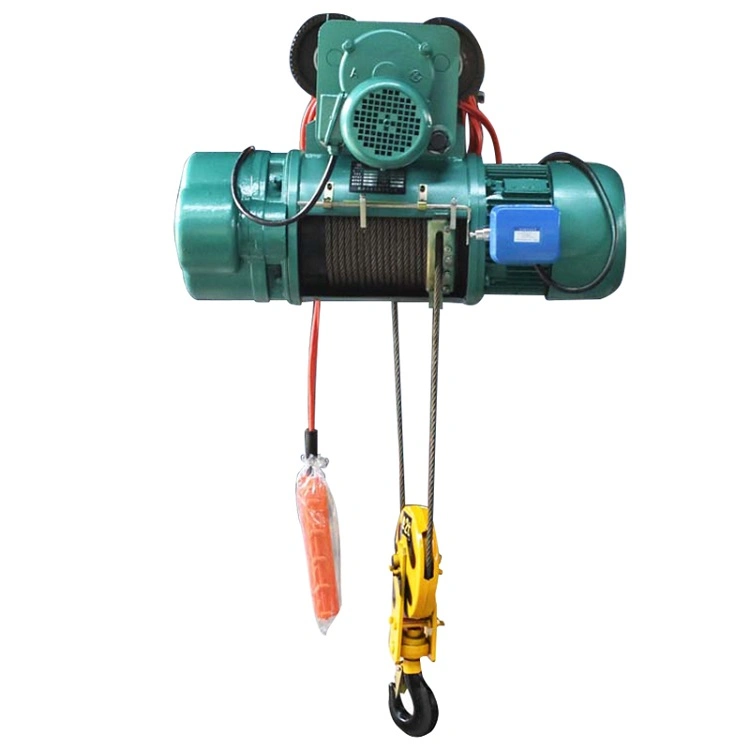 Double Speed CD MD1 2t 3ton 6m Lifting Motor Wire Rope Electric Hoist with CE