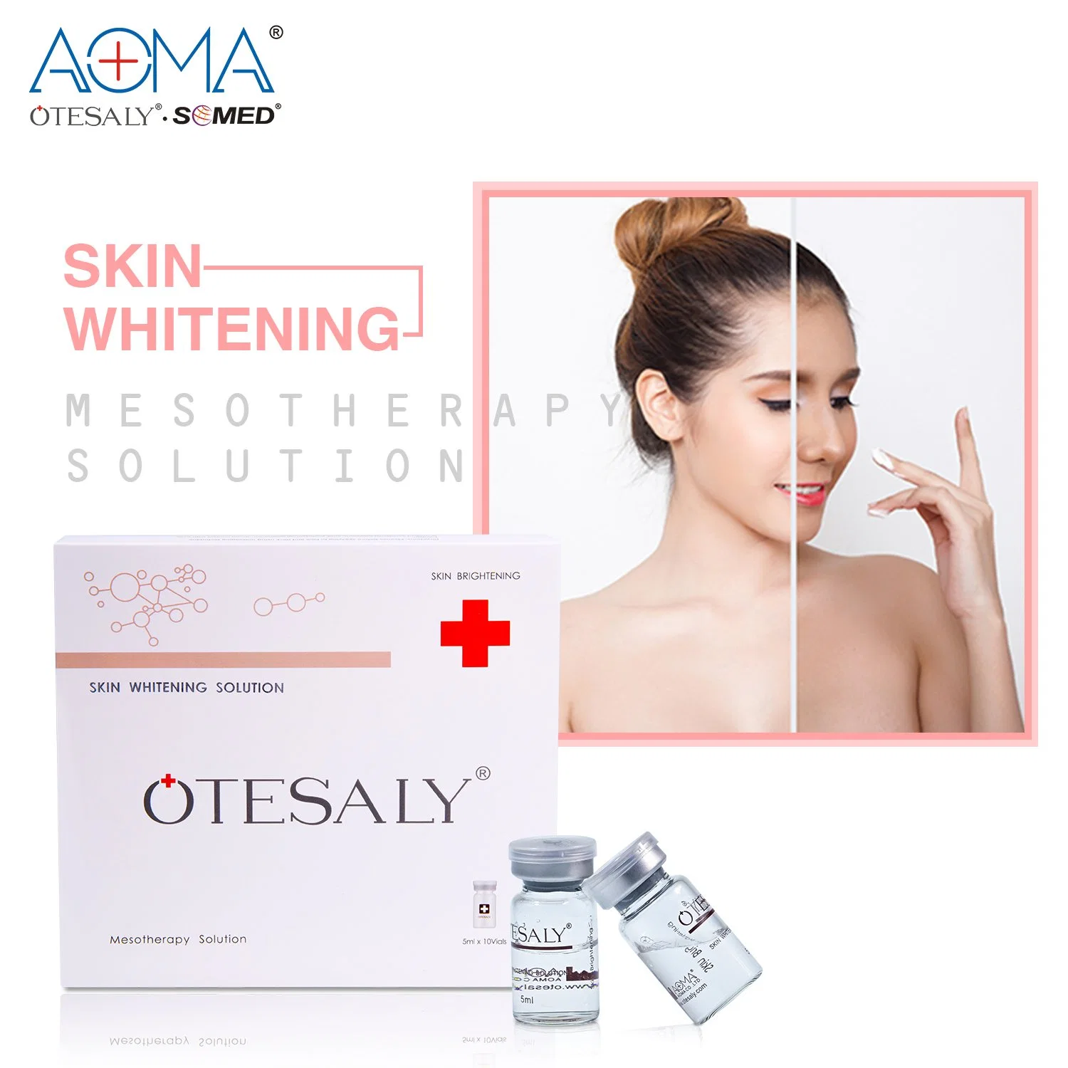 Best Sell Otesaly Preis 50ml Otesaly Arbutin Pigmentierung Korrigieren Flüssigkeit Hautaufhellung Mesotherapie Serum Body Whitening Injection