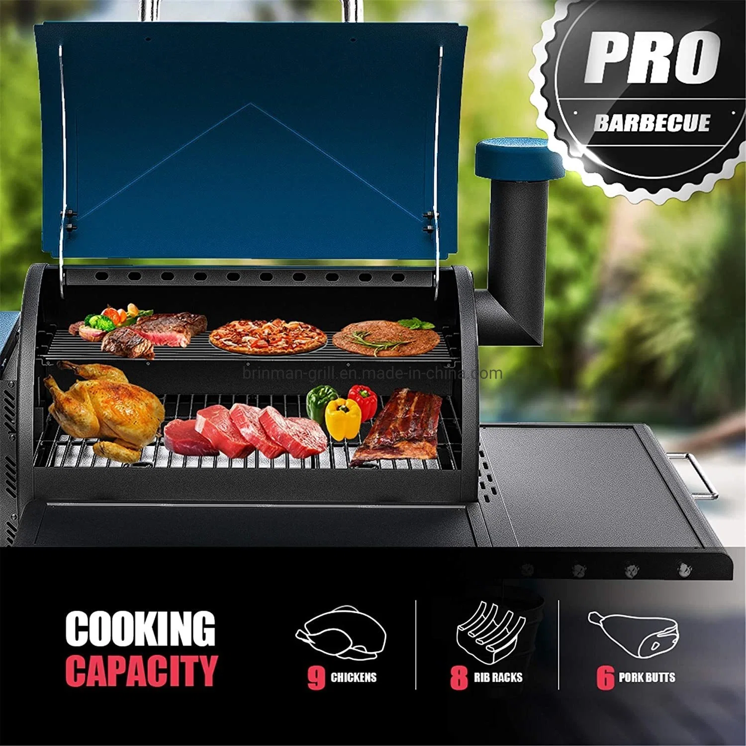 Inicio automático electrónico de contacto CE aprobada Kamado Grill con precio de fábrica