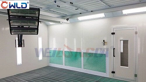 Wld-F Furniture Paint Booth Spray Booth Paint Booth Paint Oven Woodworking Painting Cabin Painting Room with Heating System Baking Function CE Approved
