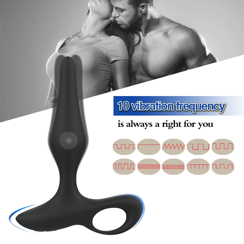 Vibrator Penis Prostate Men Ass Massage Fully Food Silicone