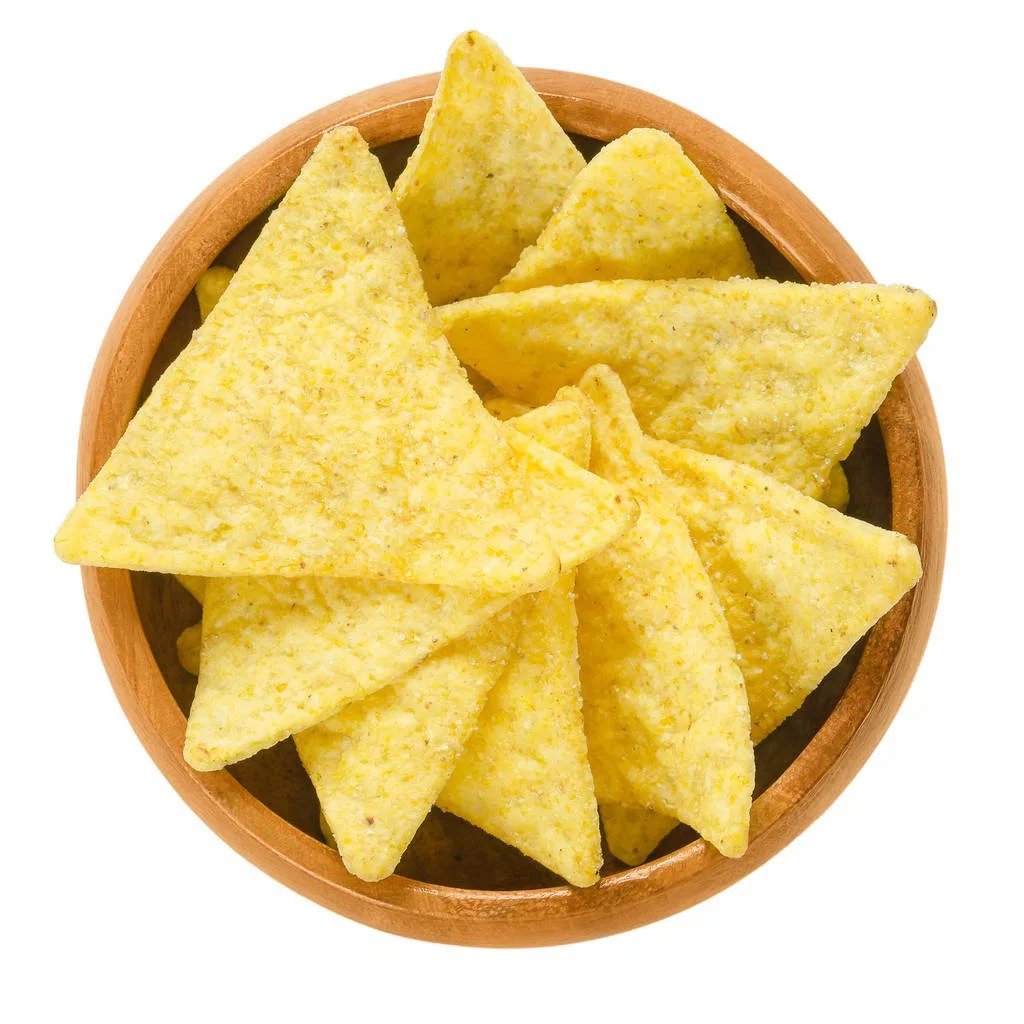 Doritos nachos chips de milho da máquina de extrusão /Doritos Chips crocantes /Sala linha de produção da indústria de transformação de alimentos