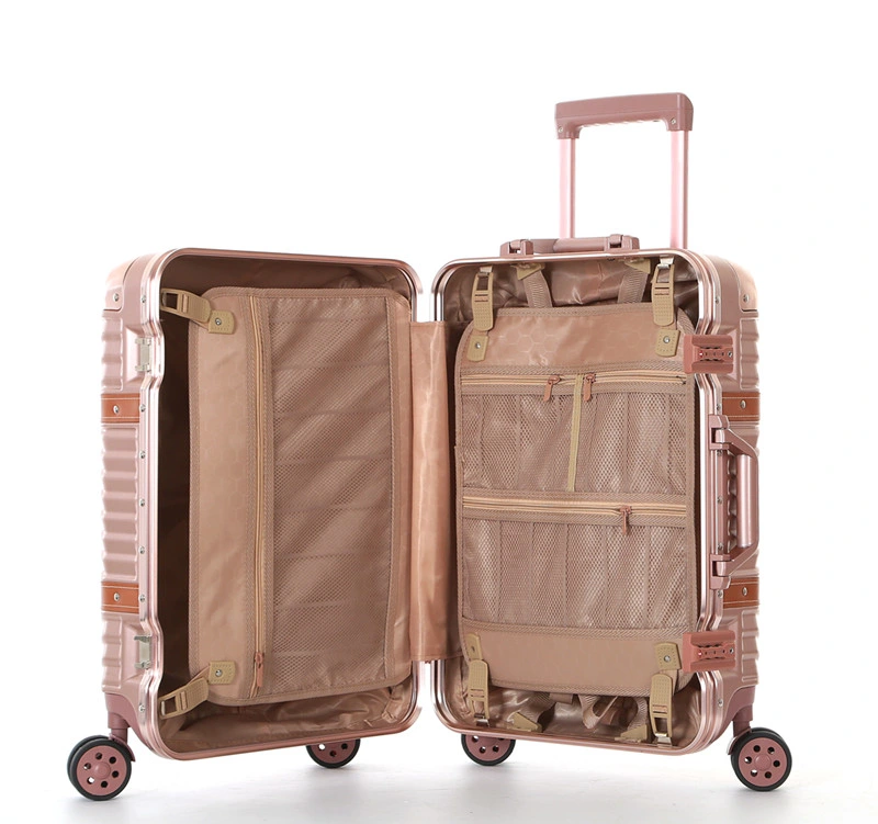 New Design, Good Quality Aluminum Frame PC Luggage (XHAF063)