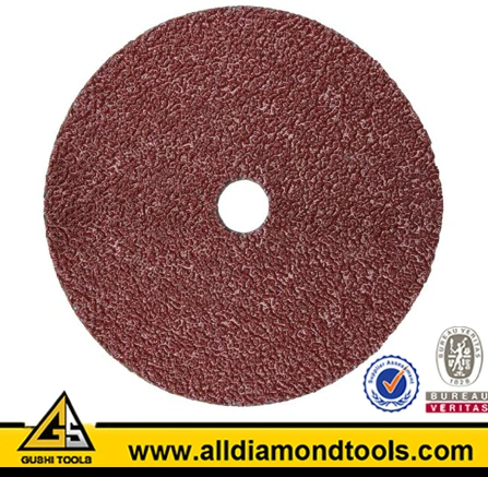 Disco de fibra abrasivo de óxido de alumínio OEM de longa duração para Polimento/esmerilhamento