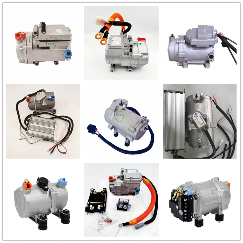 24V 12V modificación de Sedán de camión otro sistema de aire acondicionado de coche Desplazar el compresor de aire eléctrico de piezas de aire acondicionado auto giratorio para estacionamiento Aire acondicionado