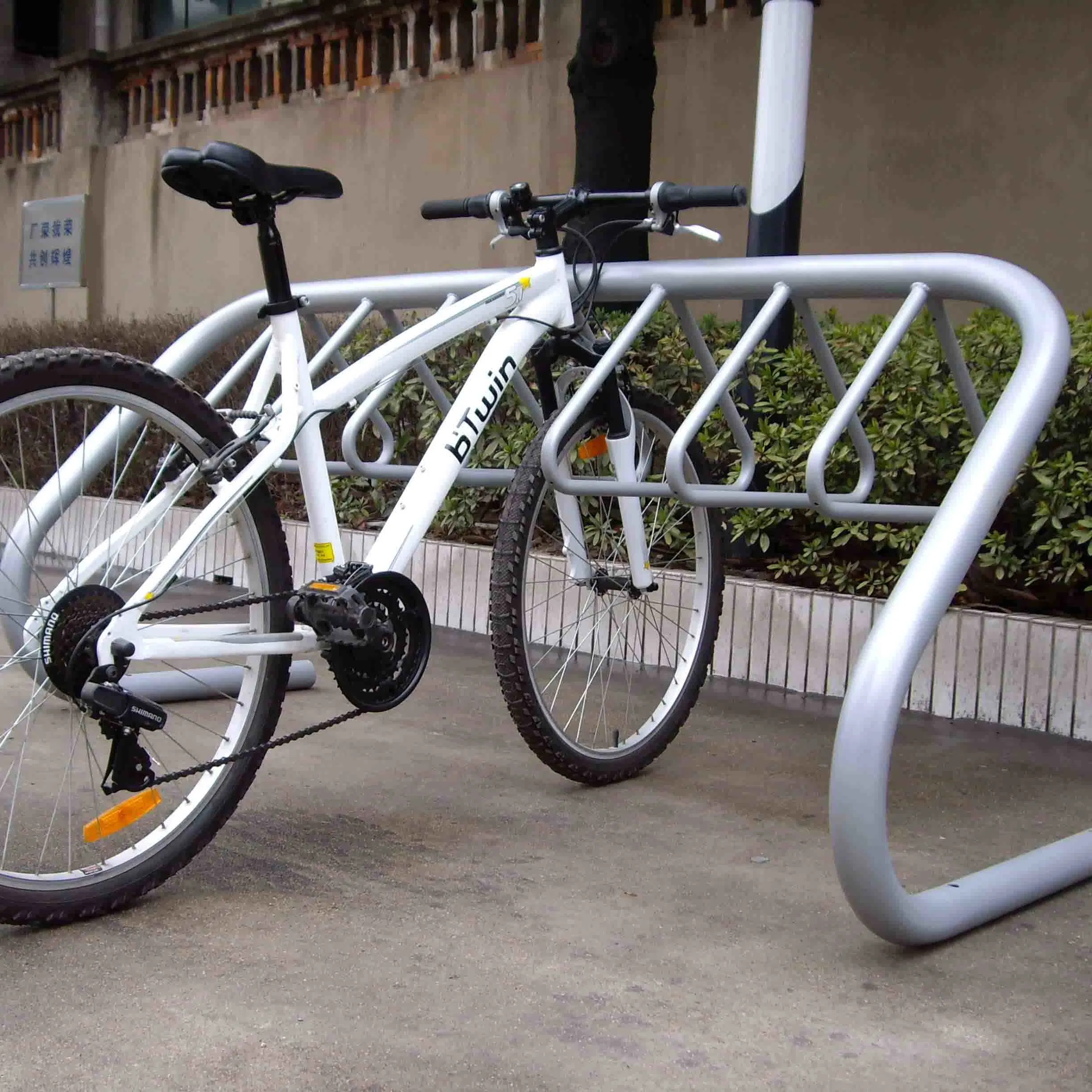 Múltiple de aluminio Colocar soporte de la Bici Bicicleta Bicicletas 6 Sistema de estacionamiento