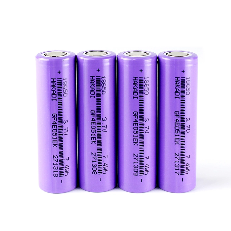 Manufacture High Capacity 3.7V 18650 Cylindrical Battery Cell with PCM Support OEM/Customize