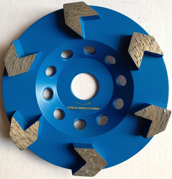 Double Row Diamond Grinding Wheel Metal Diamond Turbo Cup Wheel for Faster Grinding